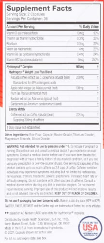 Hydroxycut® Pro Clinical Lose Weight Rapid-Release Capsules Perspective: right