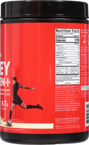 Six Star Elite Series Vanilla Cream 100% Whey Protein Perspective: right