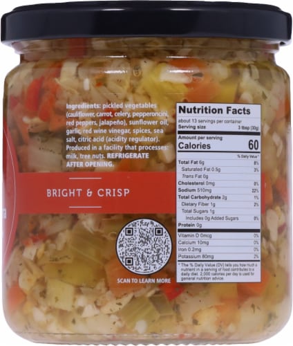 Divina® Chicago-Style Giardiniera Perspective: right