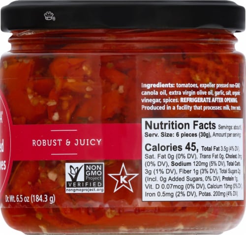 Divina All-Natural Roasted Red Tomatoes Perspective: right
