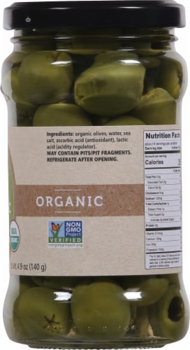 Divina® Organic Pitted Castelvetrano Olives Perspective: right