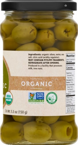 Divina Organic Pitted Green Olives Perspective: right