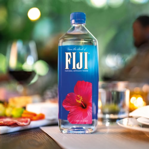 FIJI® Natural Artesian Bottled Water Perspective: right