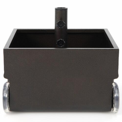 Slickblue 150 Pounds Patio Umbrella Base Stand Wheels Planter Outdoor Perspective: right