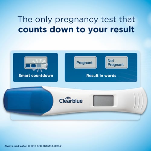 Clearblue Digital Pregnancy Test Perspective: right