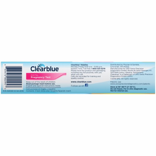 Clearblue Digital Pregnancy Test Perspective: right