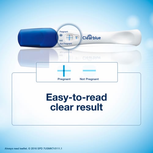 Clearblue Rapid Detection Pregnancy Test Perspective: right