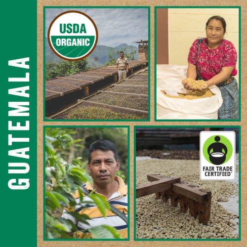 Boulder Organic Coffee® Fair Trade Organic Guatemala Medium Roast Coffee Perspective: right