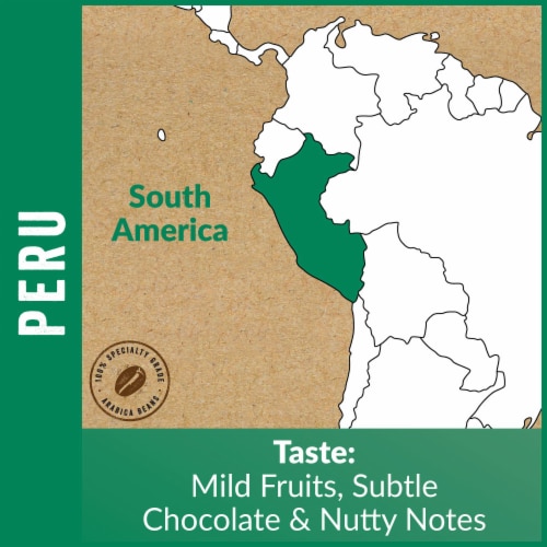 Boulder Organic Coffee® Fair Trade Organic Peruvian Medium Roast Coffee Perspective: right