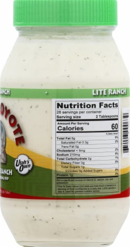 Wild Coyote Lite Ranch Dressing Perspective: right