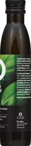 O Olive Oil Fresh Basil Olive Oil Perspective: right