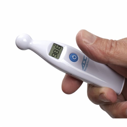 Adtemp Temporal Contact Thermometer LCD Display 427 1 Each Perspective: right