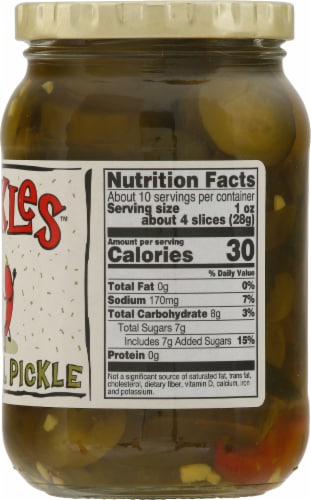 Wickle's™ Original Pickle Chips Perspective: right