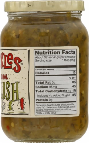 Wickles Pickles Original Relish (6 Pack) - Hot & Sweet Relish - Wickedly  Del 