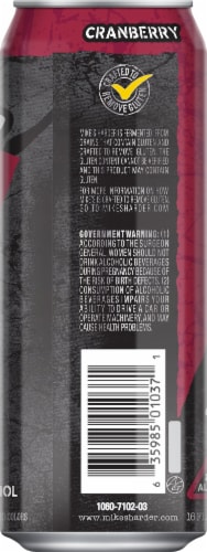 Mike's Harder Cranberry Malt Beverage Perspective: right
