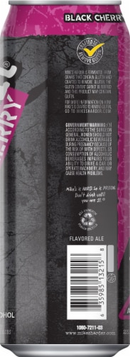 Mike's Harder Black Cherry Hard Lemonade Single Can Perspective: right