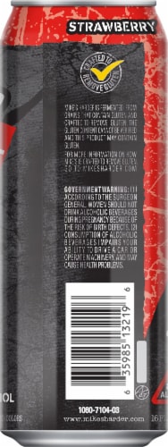 Mike's Harder Strawberry Premium Hard Lemonade Single Can Perspective: right