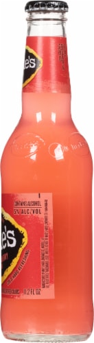 Mike's Hard Strawberry Lemonade Single Bottle Perspective: right
