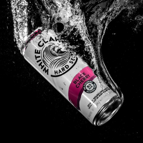 White Claw® Black Cherry Hard Seltzer Perspective: right