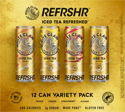 White Claw® Hard Seltzer REFRSHR Iced Tea Variety Pack Perspective: right