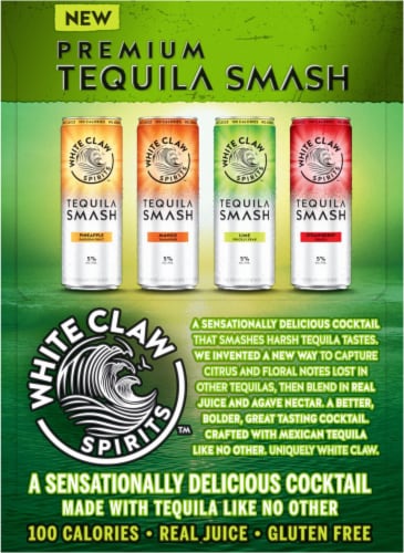White Claw Spirits Tequila Smash Variety Pack Perspective: right