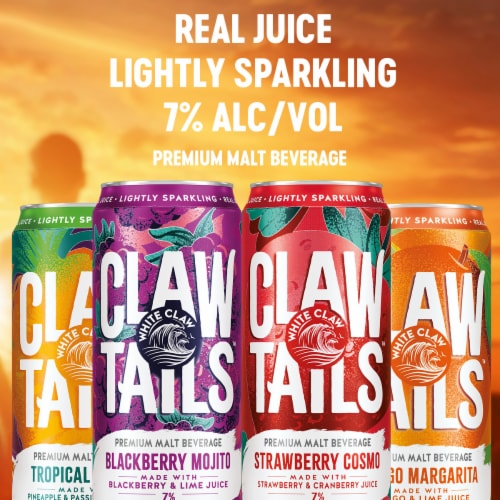 White Claw Clawtails by Variety Pack, 12 Pack, 12 fl oz Cans, 7% ABV Perspective: right
