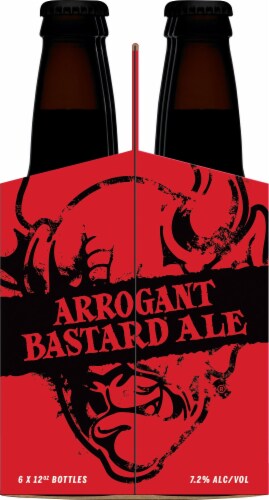 Stone Brewing Co. Arrogant Bastard Ale Perspective: right