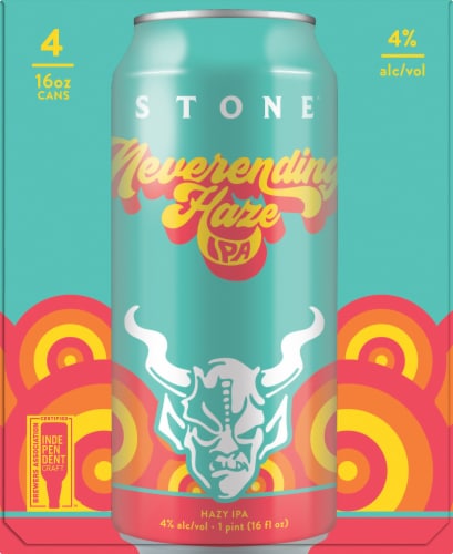 Stone Brewing Co. Neverending Haze IPA Perspective: right