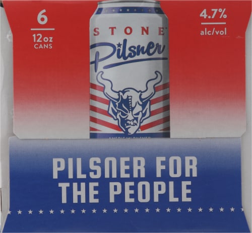 Stone® Domestic Pilsner Beer Perspective: right
