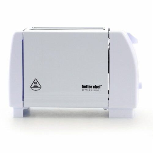 Better Chef 2-Slice Toaster With Pull-Out Crumb Tray Chrome Perspective: right