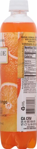 Cascade Ice Sparkling Orange Mango Water Perspective: right