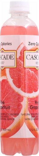 Cascade Ice Pink Grapefruit Zero Calories Sparkling Water Perspective: right