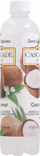 Cascade Ice® Coconut Flavored Sparkling Bottled Water Perspective: right