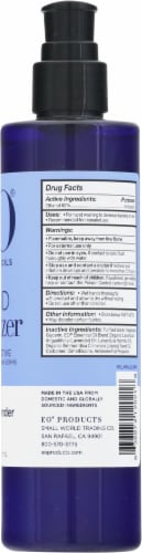 EO Lavender Hand Sanitizer Perspective: right