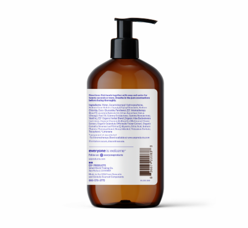 Everyone® Lavender + Coconut Hand Soap Perspective: right