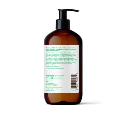 Everyone® Spearmint + Lemongrass Hand Soap Perspective: right