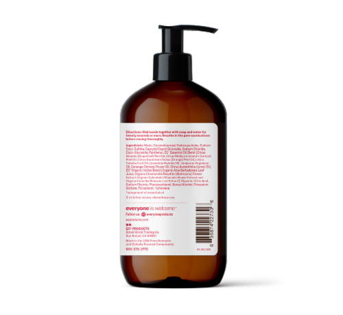 Everyone® Ruby Grapfruit Hand Soap Perspective: right