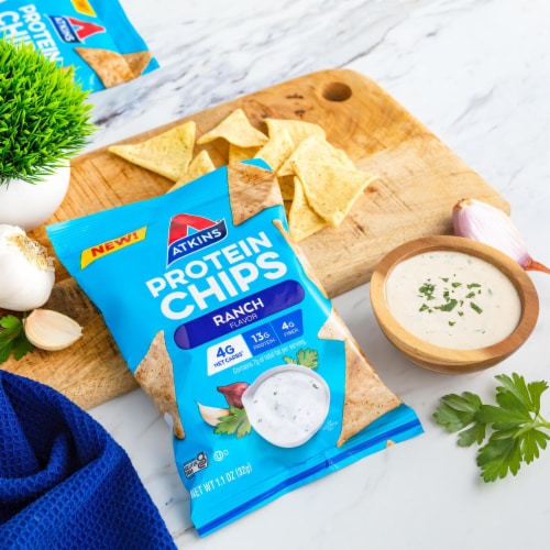 Atkins Single Ranch Protein Chips, 1 ct / 1.1 oz - Kroger