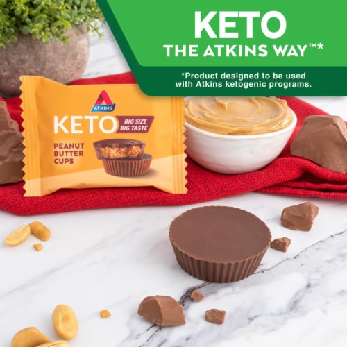 Atkins Endulge Keto - Low Sugar - Peanut Butter Cups Perspective: right
