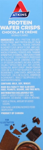 Atkins® Chocolate Creme Protein Wafer Crisps Perspective: right