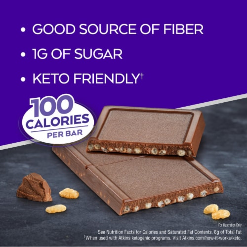 Atkins Endulge Treat - Low Sugar - Crunchalicious Bar Perspective: right