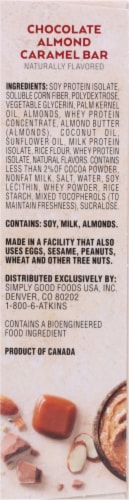 Atkins Meal Bar Chocolate Almond Caramel Perspective: right