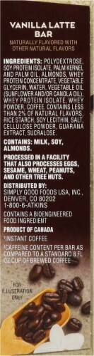 Atkins™ Coffee House Collection Meal Bars Vanilla Latte Bar Perspective: right