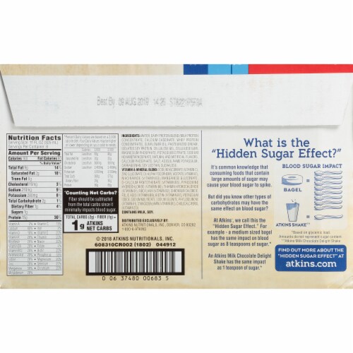 Atkins® French Vanilla Protein Shake Value Pack Perspective: right