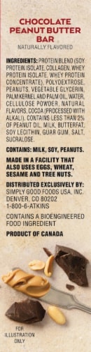 Atkins™ Protein Meal Bar Chocolate Peanut Butter Perspective: right