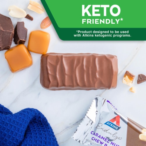 Atkins® Endulge® Caramel Nut Chew Bars Value Pack Perspective: right