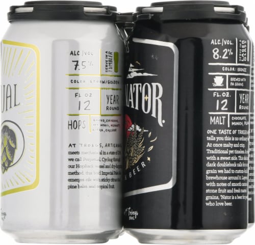 Troegs Independent Brewing Perpetual & Troegenator Pack Perspective: right