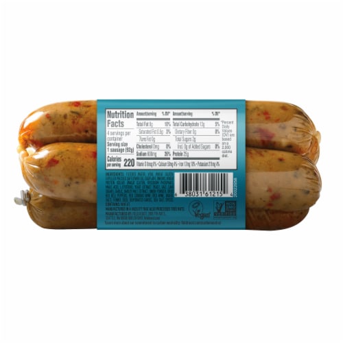 Field Roast Italian Garlic & Fennel Plant-Based Sausage Perspective: right