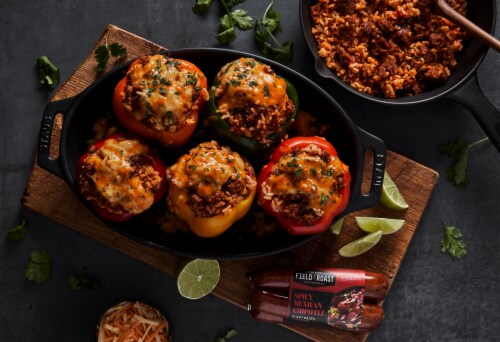 Field Roast Spicy Mexican Chipotle Plant-Based Sausage Perspective: right