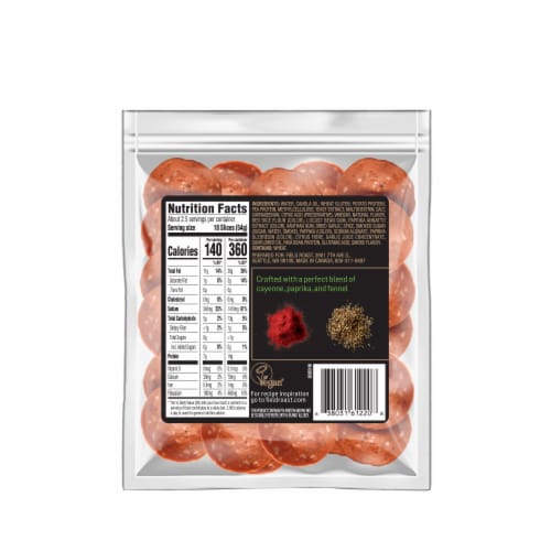 Field Roast Classic Pizzeria Plant-Based Pepperoni Slices Perspective: right